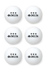 Delta 3 Yıldız Masa Tenisi Topu 6'lı