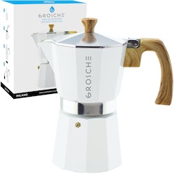 Grosche Milano Moka Pot Beyaz 6 Cup 275 ml