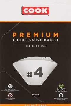 COOK Premium Filtre Kahve Kağıdı - Ebat 4