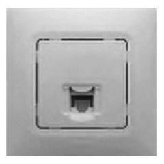 Legrand RJ-45 UTP Giriş Salbei Serisi (Beyaz) 767139
