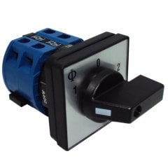 KRAUS&NAIMER 25A 1-0-2 48x48 Monofaze Motor Enversör Şalter CA20 A400