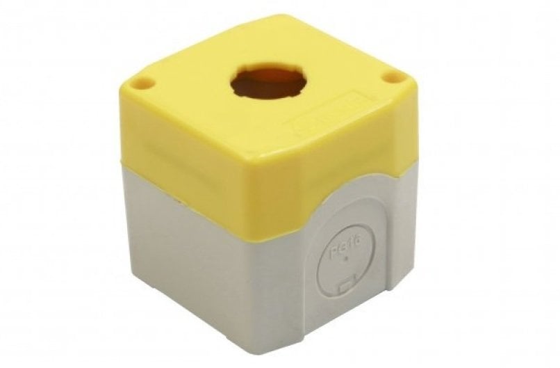 Bemis Tekli Plastik Buton Kutusu -Sarı- BT3-1011-0002