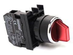 Emas II-0-I Kırmızı Kalıcı Mandal Buton (B101SL30K)