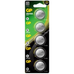 GP CR1620 Lityum Düğme Pil, 3V 5 li Paket