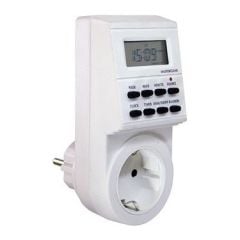 LIGTEX PRİZ TİPİ DİJİTAL 8 PROGRAM ZAMAN SAATİ