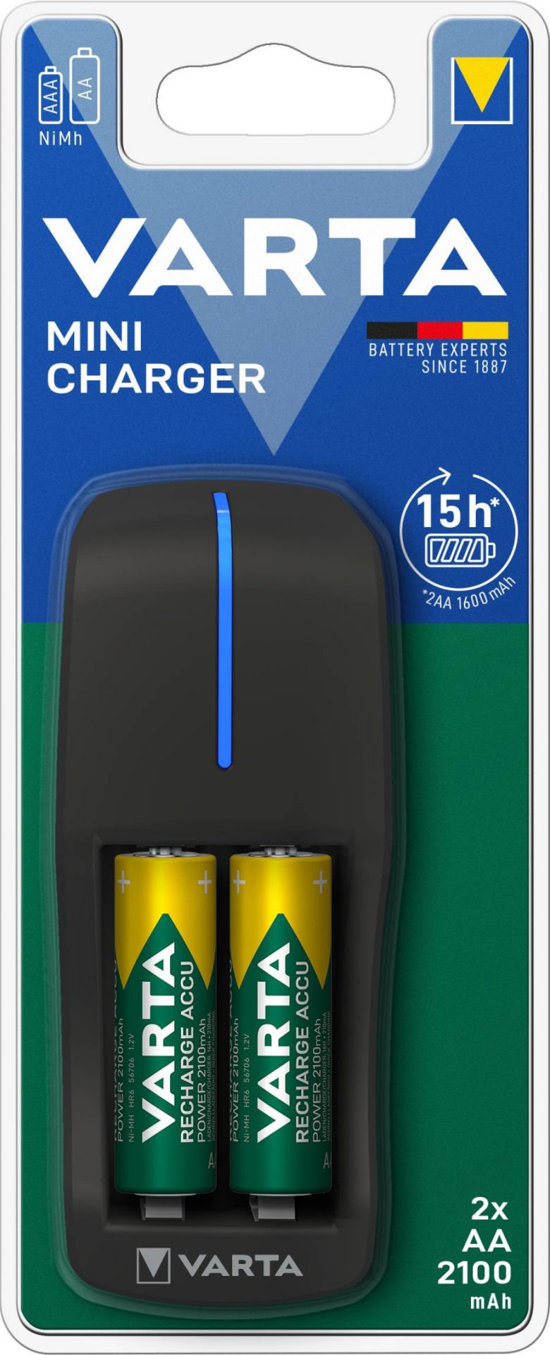 VARTA MİNİ CHARGER 57646 2'Lİ PİL ŞARJ CİHAZI