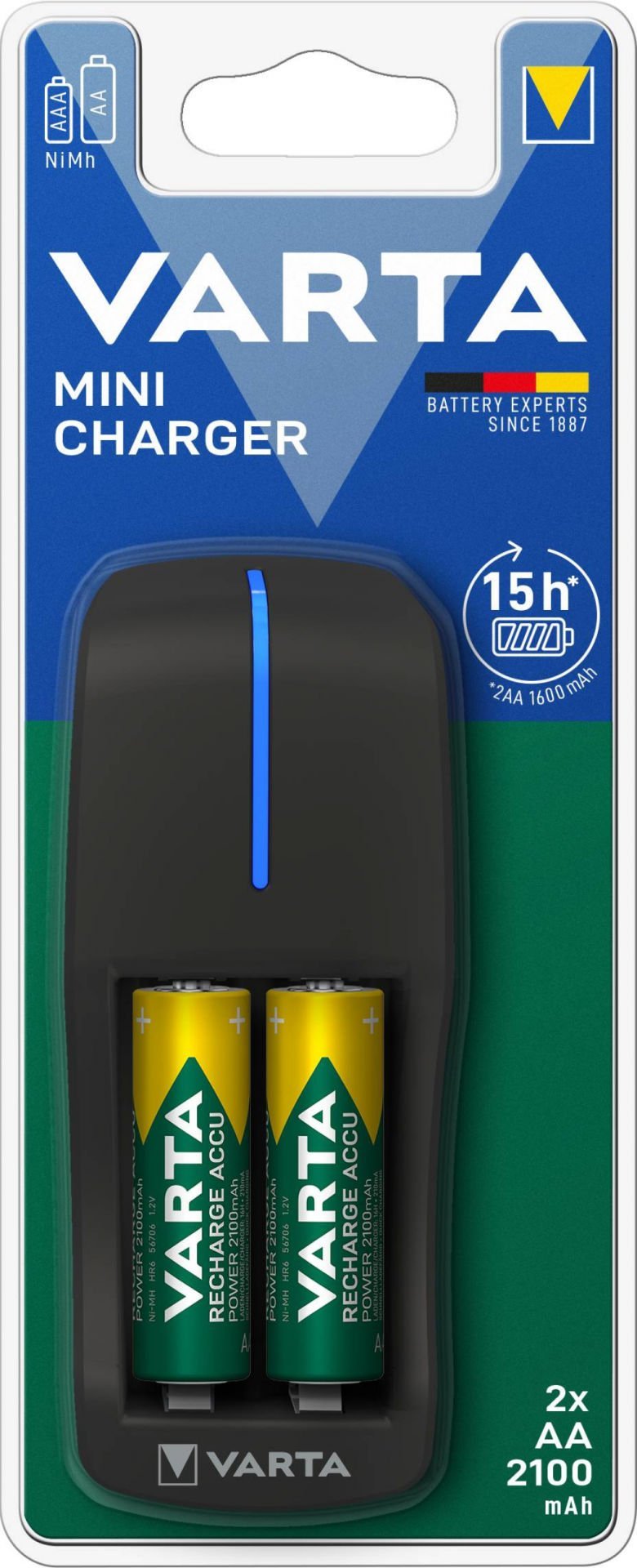 VARTA MİNİ CHARGER 57646 2'Lİ PİL ŞARJ CİHAZI