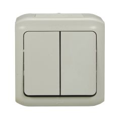 782381 FORIX IP44 SERİSİ SIVA ÜSTÜ GRİ KOMÜTATÖR VAVİEN 10A