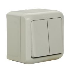 782381 FORIX IP44 SERİSİ SIVA ÜSTÜ GRİ KOMÜTATÖR VAVİEN 10A