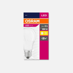 LED VALUE CLA 8.5W/827 E27 2700K LED AMPUL BUZLU