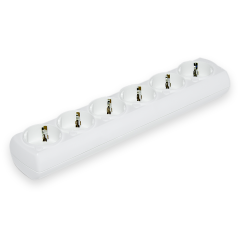 BR-1556-0 ALTILI KABLOSUZ TOPRAKLI KLEMENSLİ GRUP PRİZ