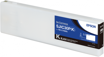 SJIC30P(K): Ink cartridge for ColorWorks C7500G (Black)