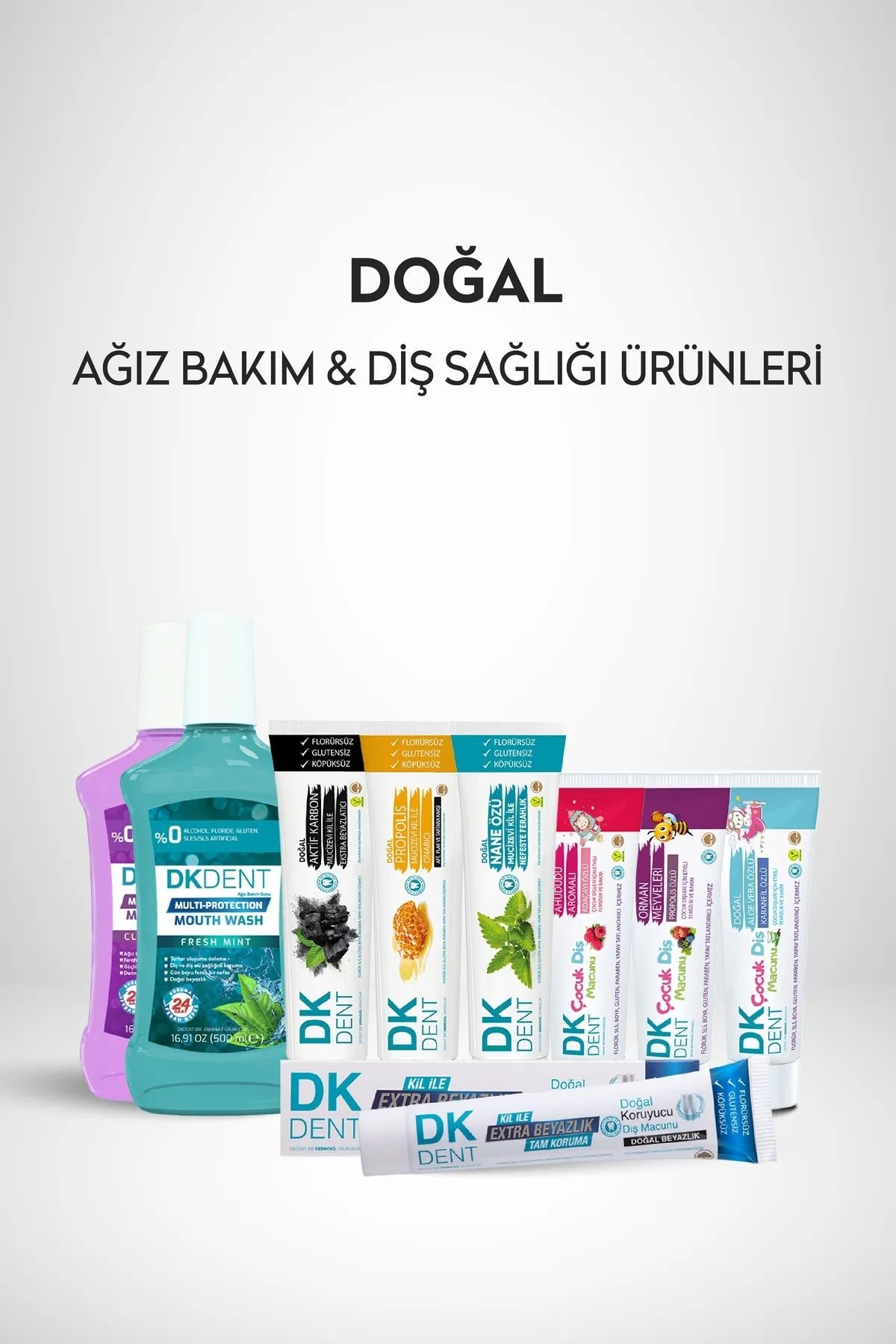 Dk Dent Çocuk Diş Macunu Orman Meyveleri Özlü 50 ml  Diş Fırçası