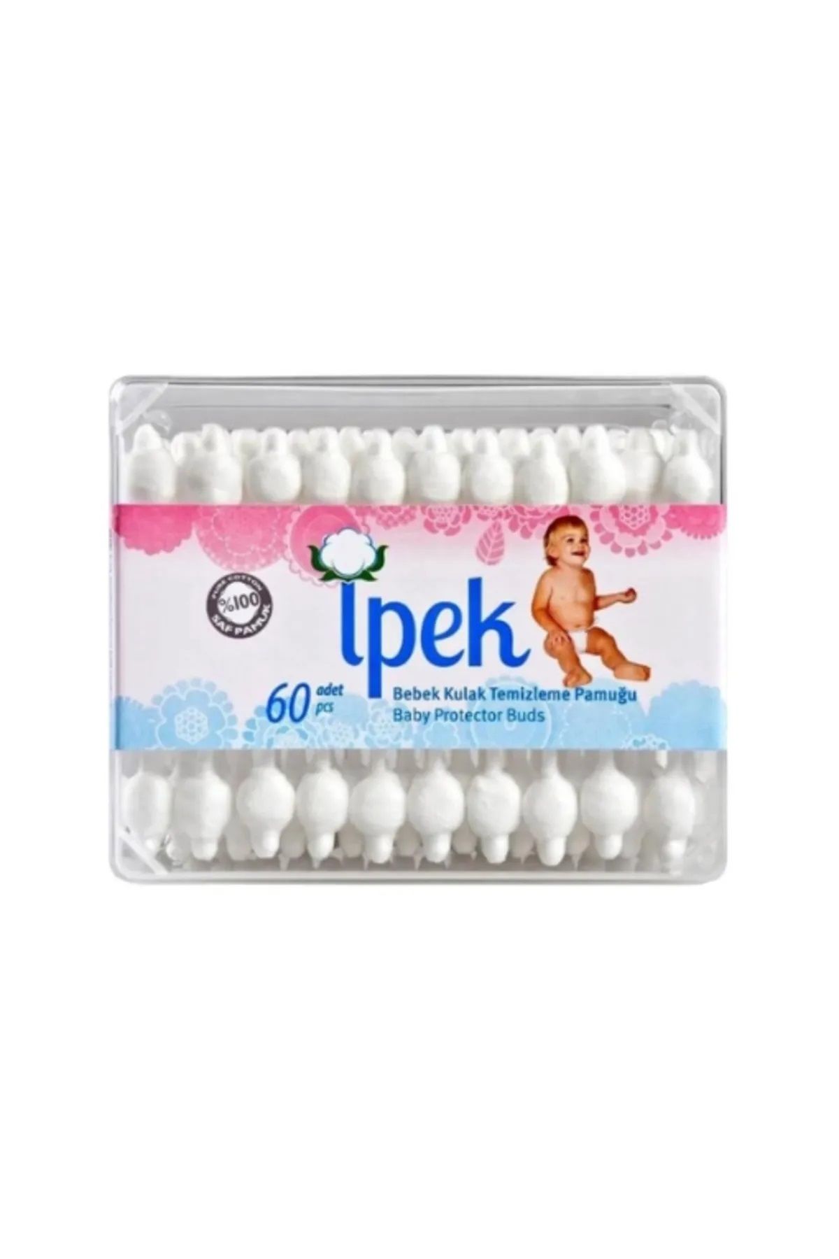Bebek Kulak Temizleme Çubuğu 60'lı