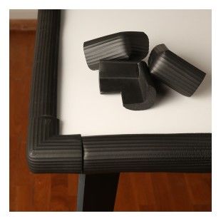 3M Bant Hediyeli Mat Siyah 2 Metre + 4 Adet Köşe Koruyuculu Esnek ve Yumuşak Kauçuk  Kenar Koruyucu