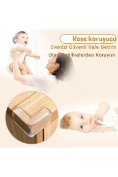 Bebek Çocuk Masa Kenar Köşe Koruyucu Bebek Güvenlik Koruyucu