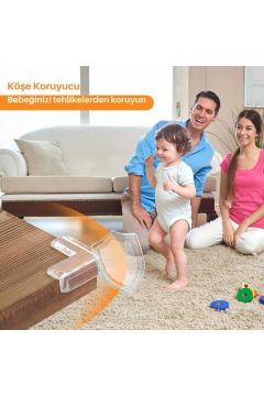Bebek Çocuk Masa Kenar Köşe Koruyucu Bebek Güvenlik Koruyucu