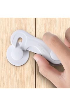 8 Adet Çok Amaçlı Çift Kapaklı Dolap Için Çocuk Bebek Güvenlik Set Emniyet Mandallı Koruma Kilit