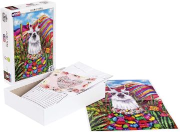Captainalbatross ''Llama Peru'' 1000 Parça Puzzle H-UV yüksek kalite baskı.