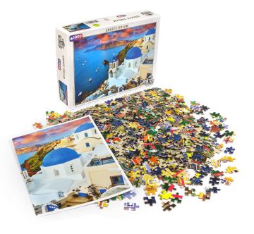 Captainalbatross ''Greece Dream'' 1000 Parça PuzzleH-UV yüksek kalite baskı.