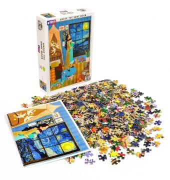 Captainalbatross ''Under The Same Moon'' 1000 Parça Puzzle H-UV yüksek kalite baskı.