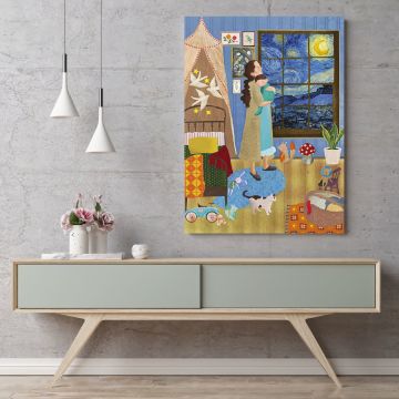 Captainalbatross ''Under The Same Moon'' 1000 Parça Puzzle H-UV yüksek kalite baskı.