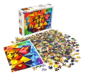 Captainalbatross ''Triangles Of The Lion'' 1000 Parça Puzzle H-UV yüksek kalite baskı.
