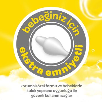 Dalin Güvenlikli Bebek Kulak Çubuğu 60 Adet
