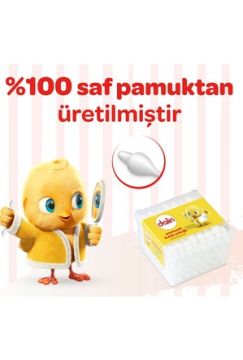 Dalin Güvenlikli Bebek Kulak Çubuğu 60 Adet