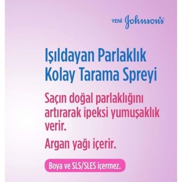 Johnson's Baby Kolay Tarama Spreyi 200 ml. Işıldayan Parlaklık