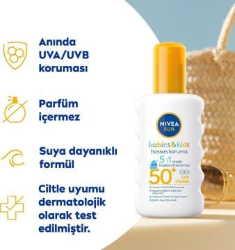 NIVEA Sun Babies & Kids Hassas Koruma 200 ml