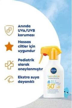NIVEA Baby Bebek Ve Çocuklar Için Güneş Spreyi Spf50 270ml