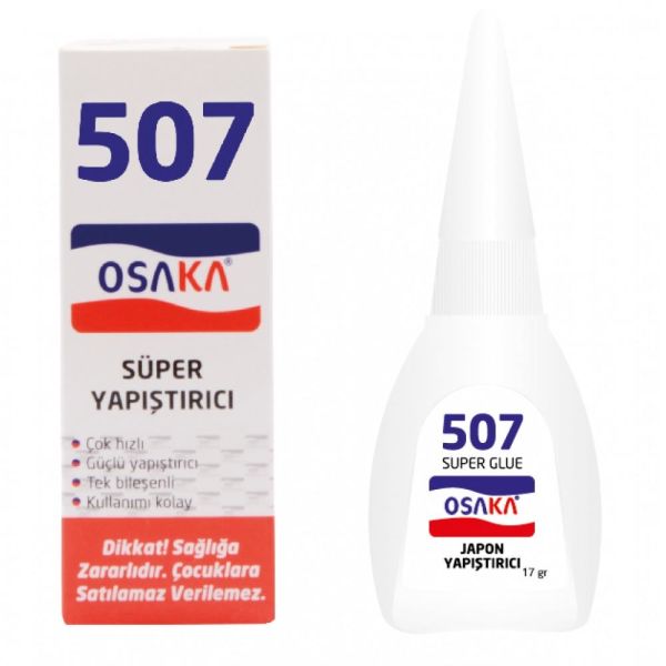 OSAKA 507 JAPON YAPIŞTIRICI SUPER GLUE OY-507 BRÜT 17 G