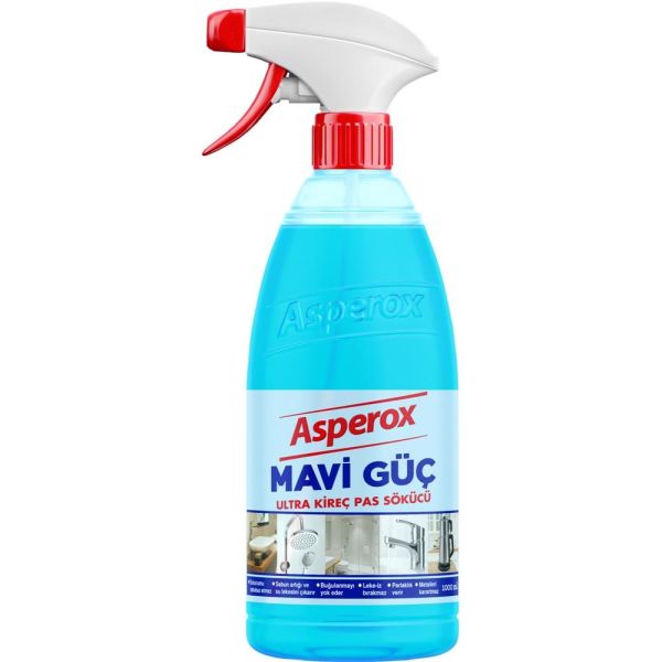 ASPEROX MAVİ GÜÇ 1000 ML BANYO ULTRA KİREÇ VE PAS SÖKÜCÜ SPREY