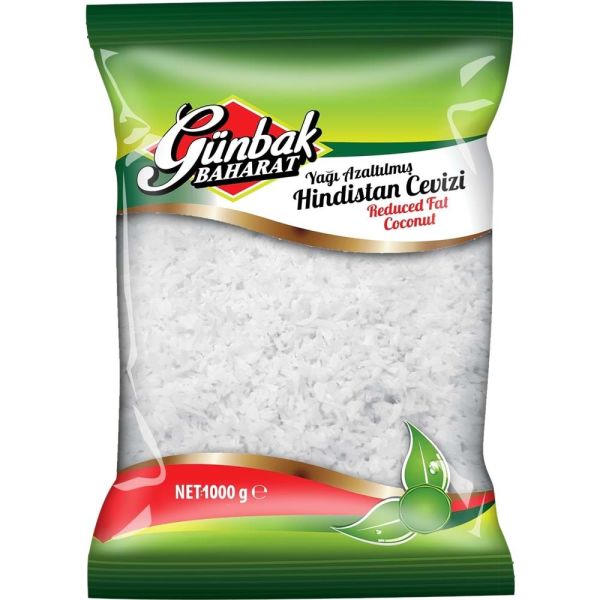 GÜNBAK HİNDİSTAN CEVİZİ RENDE 1 KG YAĞI AZALTILMIŞ