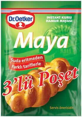 DR OETKER INSTANT HAMUR MAYA 3 LÜ PK *10 G = 30 G