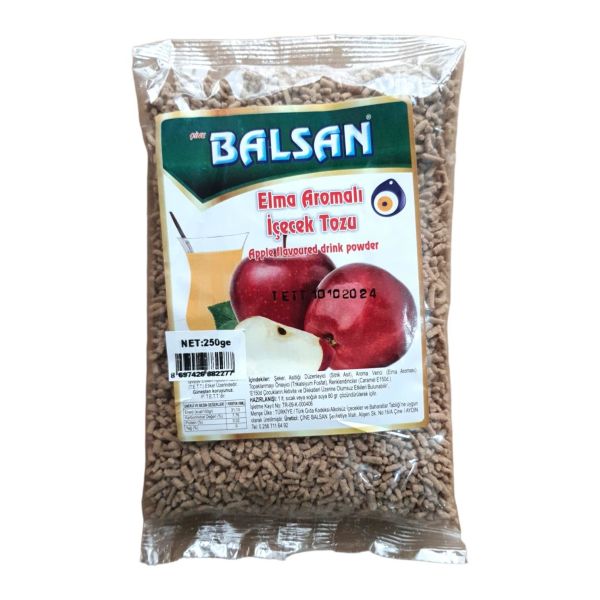 BALSAN GRANÜL ELMA 250 G.  SICAK İÇECEK ÇAY