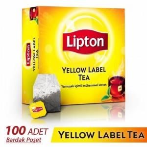 LİPTON YELLOW LABEL BARDAK POŞET 100 LÜ * 2 G.