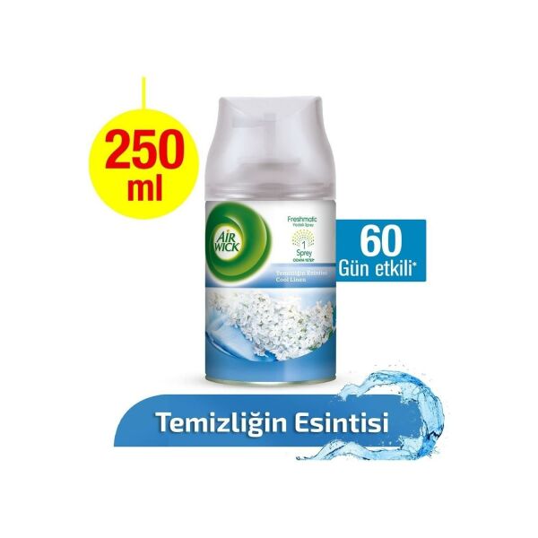 AIRWICK YEDEK TEMİZLİĞİN ESİNTİSİ & COOL LINEN