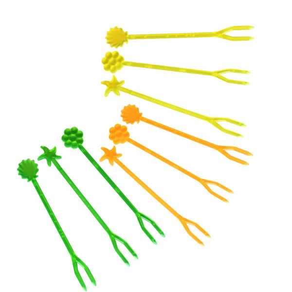 STYLİSH & BARPLAST ÇİFTLİ ÇATAL PK 1000 AD. (PAKETLER TEK RENKTİR )