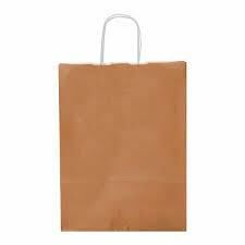 UMUR 12*32*40 BASKISIZ ESMER KRAFT ÇANTA 90 G. BÜKLÜM SAPLI
