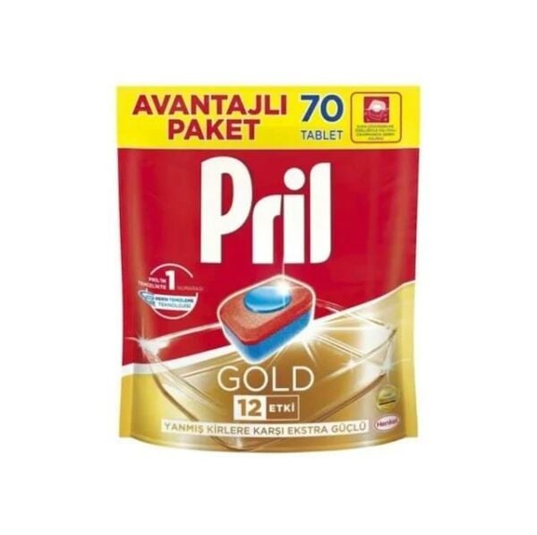 PRİL GOLD 70 Lİ HEPSİ BİRARADA BULAŞIK MAKİNESİ TABLET 70*19,2 G.