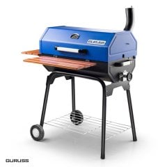 Guruss CG-075 Kömürlü Barbekü Mangal Gece Mavisi + Kılıf + Önlük