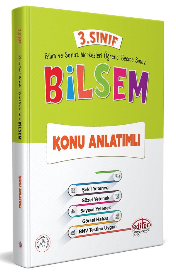 3. Sınıf Bilsem Konu Anlatımlı - Editör Yayınevi