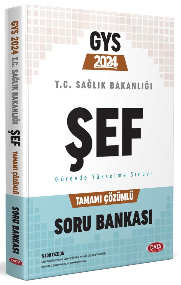 T.C. Sağlık Bakanlığı Şef Tamamı Çözümlü Soru Bankası