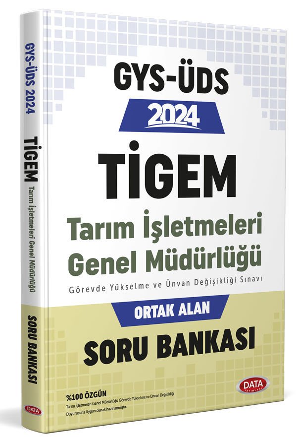 Tarım İşletmeleri Genel Müdürlüğü TİGEM GYS-ÜDS Ortak Alan Soru Bankası