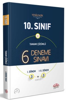 10. Sınıf 6 (3+3) Deneme Sınavı Tamamı Çözümlü