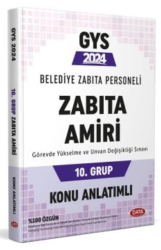 Belediye Zabıta Personeli Zabıta Amiri 10. Grup Konu Anlatımlı