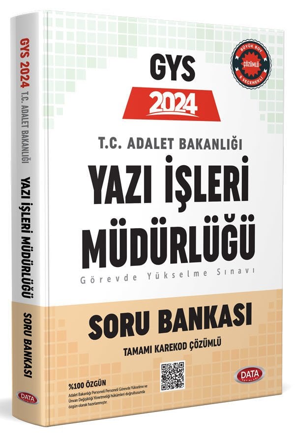 Adalet Bakanlığı Yazı İşleri Müdürlüğü GYS Soru Bankası - Karekod Çözümlü