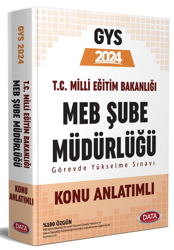 Milli Eğitim Bakanlığı Şube Müdürlüğü GYS Konu Anlatımlı